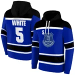 Personalized Everton Striped Pattern Royal Blue Hoodie Best Selling