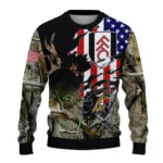 Personalized Fulham American Flag Claw Sweater Best Selling