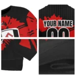 Personalized Fulham Burst Swirl Black Sweater Best Selling