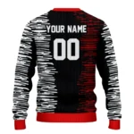 Personalized Fulham Camouflage Stripe Black White Sweater Best Selling