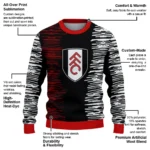 Personalized Fulham Camouflage Stripe Black White Sweater Best Selling