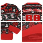 Personalized Fulham Christmas Designs Black Sweater Best Selling