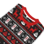 Personalized Fulham Christmas Designs Black Sweater Best Selling