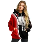 Personalized Fulham Peeking Snoopy Black Hoodie Best Selling