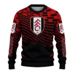 Personalized Fulham Pixel Flow Black Sweater Best Selling