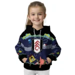 Personalized Fulham Spongebob Patrick Star Black Navy Hoodie Best Selling