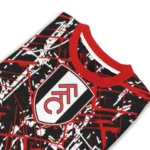 Personalized Fulham Streak Overlay Black Sweater Best Selling