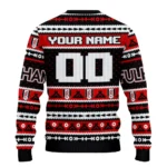 Personalized Fulham Tent Stripes Black White Sweater Best Selling