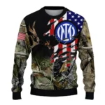Personalized Inter Milan American Flag Claw Sweater Best Selling