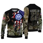 Personalized Inter Milan American Flag Claw Sweater Best Selling