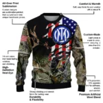 Personalized Inter Milan American Flag Claw Sweater Best Selling