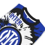 Personalized Inter Milan Burst Swirl Blue Sweater Best Selling