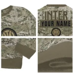 Personalized Inter Milan Camouflage Blend Sweater Best Selling