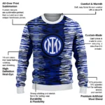 Personalized Inter Milan Camouflage Stripe Blue White Sweater Best Selling