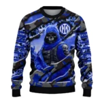Personalized Inter Milan Skull Horde Blue Sweater Best Selling