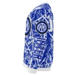 Personalized Inter Milan Streak Overlay Blue Sweater Best Selling