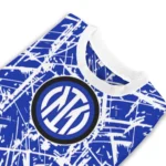 Personalized Inter Milan Streak Overlay Blue Sweater Best Selling