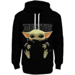Personalized Juventus Baby Yoda Black Hoodie Best Selling