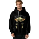 Personalized Juventus Baby Yoda Black Hoodie Best Selling