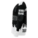 Personalized Juventus Flame Border Black Sweater Best Selling