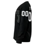 Personalized Juventus Flame Outline Black Sweater Best Selling