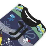 Personalized Juventus Spongebob Designs Blue Sweater Best Selling