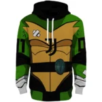 Personalized Juventus Superhero Armor Black Green Hoodie Best Selling