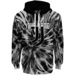 Personalized Juventus Tie Dye Pattern Black Hoodie Best Selling