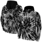 Personalized Juventus Tie Dye Pattern Black Hoodie Best Selling