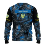 Personalized Leeds United Antlers Pattern Blue Black Sweater Best Selling