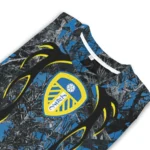 Personalized Leeds United Antlers Pattern Blue Black Sweater Best Selling