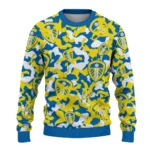 Personalized Leeds United Camouflage Motif Sweater Best Selling