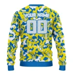 Personalized Leeds United Camouflage Motif Sweater Best Selling