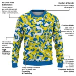 Personalized Leeds United Camouflage Motif Sweater Best Selling