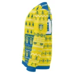Personalized Leeds United Christmastree Bands White Sweater Best Selling