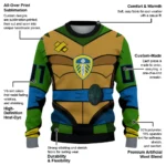 Personalized Leeds United Ninja Turtle Sweater Best Selling