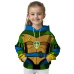 Personalized Leeds United Superhero Armor Blue Green Hoodie Best Selling