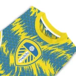 Personalized Leeds United Swirl Flow Blue Sweater Best Selling