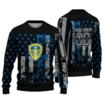 Personalized Leeds United Vintage Usa Flag Black Sweater Best Selling