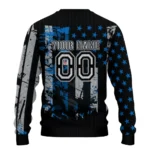 Personalized Leeds United Vintage Usa Flag Black Sweater Best Selling