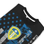 Personalized Leeds United Vintage Usa Flag Black Sweater Best Selling