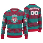 Personalized Liverpool Bulldog Motif Sweater Best Selling