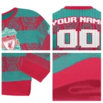 Personalized Liverpool Bulldog Motif Sweater Best Selling