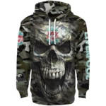 Personalized Liverpool Camo Skull Hoodie Best Selling