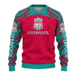 Personalized Liverpool Chevron Pattern Red Sweater Best Selling