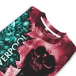 Personalized Liverpool Skull Collage Red Sweater Best Selling