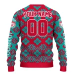 Personalized Liverpool Snowflake Matrix Red Sweater Best Selling