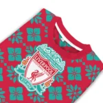 Personalized Liverpool Snowflake Matrix Red Sweater Best Selling