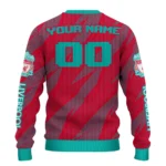 Personalized Liverpool Stripe Motion Red Sweater Best Selling