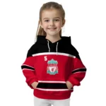 Personalized Liverpool Striped Pattern Red Hoodie Best Selling